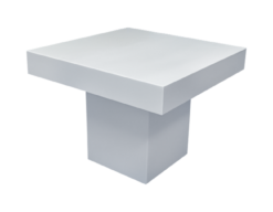 Square White Dining Table