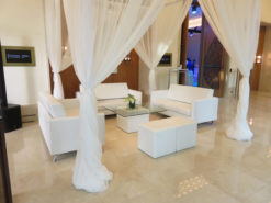 Square Glass Coffee Table, Clear Glass Coffee Table, White Sofa, Leather Sofa