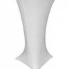 White Cocktail Table, White High Table, White Cloth Cocktail Table