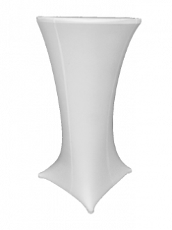 White Cocktail Table, White High Table, White Cloth Cocktail Table