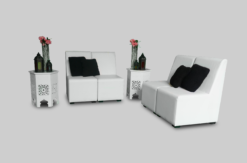 Round Side Table, White Side Table, Round White Side Table, White Sofa, Leather Sofa