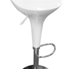 Acrylic Bar Chair, White Bar Chair, White Bar Stool