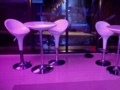 Acrylic Bar Chair, White Bar Chair, White Bar Stool
