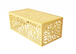 gold mashrabiya coffee table, gold lounge table, ramadan furniture