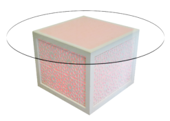 Round Glass Dining Table, Glass Dining Table, Clear Glass Dining Table