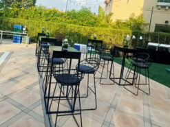 Black Cocktail Table, Black High Table, Black Cocktail Chair, Black High Chair