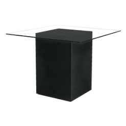 Midnight Square Glass Dining Table