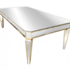 mirror table, dining table, wedding table
