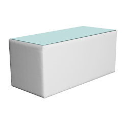 Napoli Rectangular Leather Coffee Table