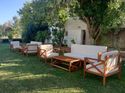 Norfolk 1-Seater Sofa, Norfolk 2-Seater Sofa and Norfolk Rectangular Coffee Table 2. Areeka Event Rentals.
