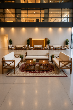 Heritage sofas for rent in Dubai, Abu Dhabi, UAE