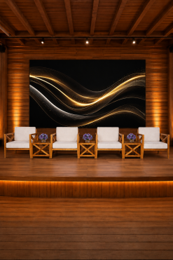 wooden conference chairs for rent in Dubai, Abu Dhabi, UAE