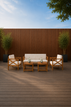 Wooden sofas on rental in Dubai, Abu Dhabi, UAE
