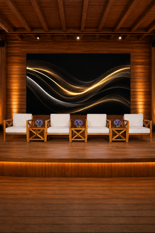 wooden conference chairs for rent in Dubai, Abu Dhabi, UAE