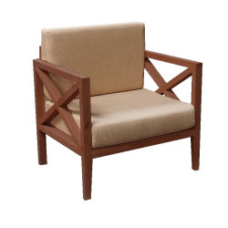 Norfolk 1-Seater Wooden Armchair