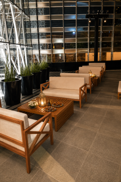wooden sofas and coffee tables for rent in Dubai, Abu Dhabi, UAE