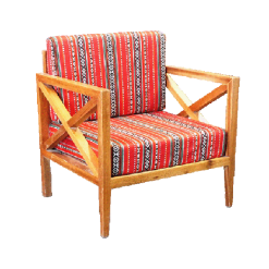 Norfolk Arabic 1-Seater Wooden Armchair