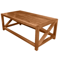 Norfolk Outdoor Wooden Coffee Table