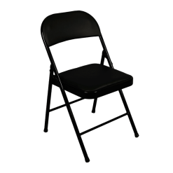 Nouveau Black Folding Chair