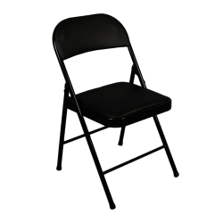 Nouveau Black Folding Chair