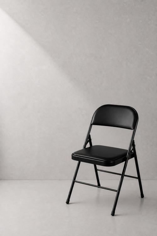 Black Folding Chair Rental in Dubai, Abu Dhabi, UAE, GCC