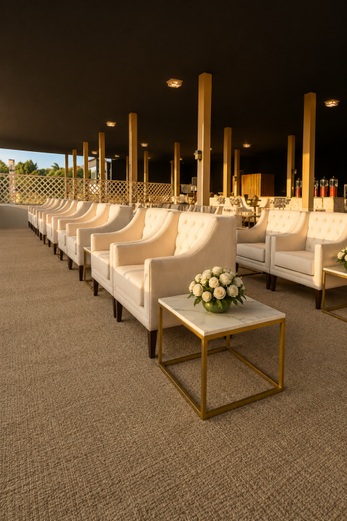 single sofas for events in Dubai, Abu Dhabi, UAE
