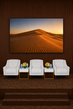 Biege linen single sofa for rent in Dubai, Abu Dhabi and UAE