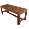 wooden rustic bench, outdoor bench