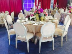 wedding furniture, dior dining chair, dior chair