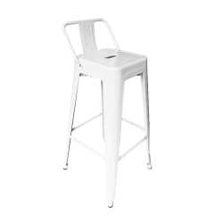 Pauchard Metal Bar Chair - White