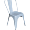 White Chair, White Dining Chair, Metal Dining Chair