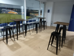 Metal Cocktail Table, Wooden Top Cocktail Table, Industrial High Table, Metal Bar Stool, Black Bar Stool