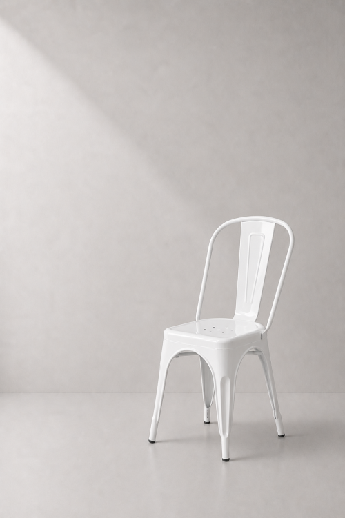 Pauchard Metal Chair - White - Image 2