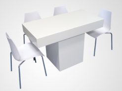 White Chair, Plastic Chair