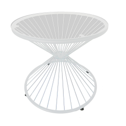 Metal Wire Coffee Table, round coffee table