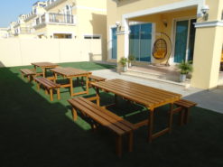 picnic table, picnic bench, pallet table, pallet bench, outdoor furniture