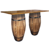Wooden Cocktail Table, Barrel High Table