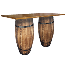 Provinzia Wooden Barrel Bar Table