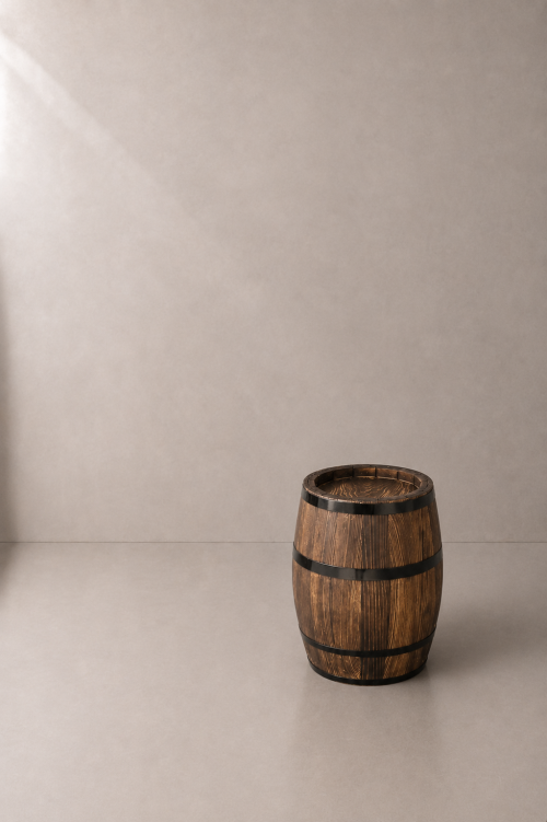 Provinzia Wooden Barrel Coffee Table - Image 2
