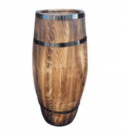 Wooden Barrel Cocktail Table