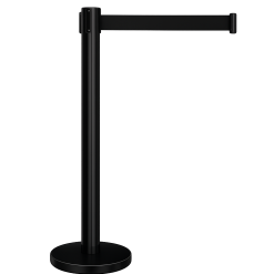 Retractable Belt Stanchion - Black