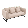 Ritz beige velvet 2-seater sofa rental in Dubai and Abu Dhabi UAE Image Title