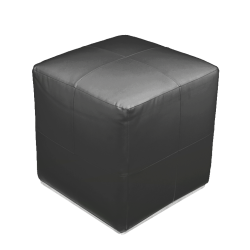 Roma Square Pouffe - Black