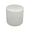White Round Pouffe