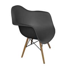 Scandinavian Armchair - Black