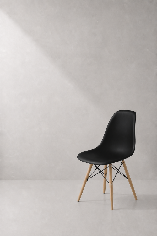 Scandinavian Chair - Black - Image 2