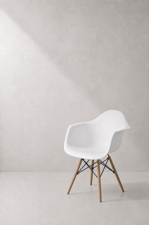 Scandinavian Armchair - White - Image 2