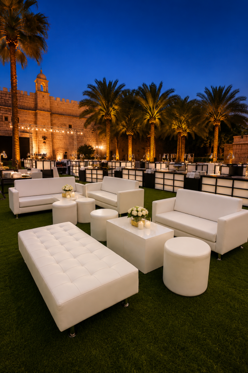 lounge furniture rental in Dubai, Abu Dhabi, UAE