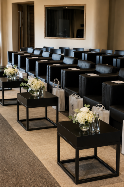 black furiture for conferences in Dubai, Abu Dhabi, UAE