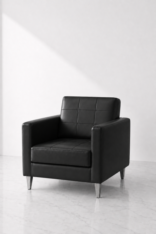 Sophie Black 1-Seater Armchair - Image 2